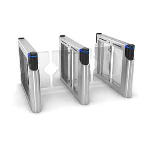 Torniquete de Seguridad de Lujo con Motor sin Escobillas y Autenticación Múltiple para Control de Peatones en Metro, Oficinas y Barreras - Product Image 4