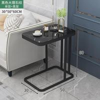 Table d'appoint en bois au design contemporain, table basse moderne et minimaliste de luxe avec pieds en métal pour la maison, le bureau ou l'école