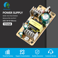 Alimentation à cadre ouvert 15V 4A 60W, convertisseur AC-DC, driver de commutation industriel pour PLC, LED, CCTV - En stock, expédition sous 7 jours