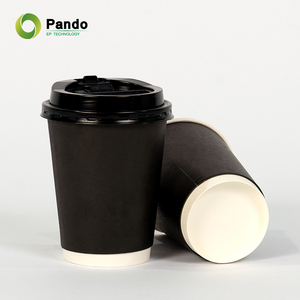 Biodegradable Disposable Food Grade Cafe Takeaway 6oz 8oz 10oz 16oz Double Wall Coffee <strong>Paper</strong> <strong>Cup</strong> with Custom Logo - Product Image 3