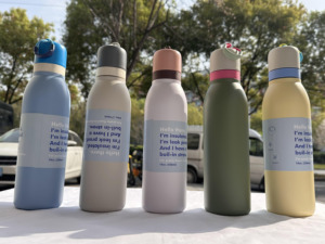 DD3987 Botella de Agua de Acero Inoxidable con Aislamiento al Vacío de Doble Pared, Libre de BPA, con Pajita, Rendimiento Térmico de 12-24 Horas para Deportes - Product Image 4