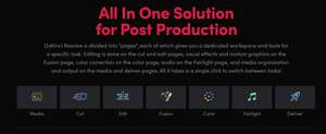 Descarga de DaVinci Resolve Studio 18 para Mac/Win, Edición Profesional, Color, Efectos y Postproducción de Audio - Product Image 5