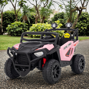 Auto Eléctrico para Niños con Ruedas Traseras Antivuelco Estables, Cinturón de Seguridad de 5 Puntos, Control Remoto para Padres, para Jugar de Forma Segura, con Certificación CE y DDP - Product Image 6