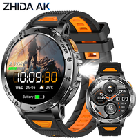 Nuovo Smartwatch AK112 con Batteria da 1400mAh, Schermo da 1,7 Pollici, Chiamate BT, Impermeabile IP68, Monitoraggio Frequenza Cardiaca, Pressione Sanguigna, Ossigeno nel Sangue, Sonno e Contapassi