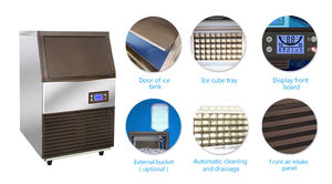 Machine à glace automatique 425W <span class=keywords><strong>GSE</strong></span> 48Kg/24H, à usage Commercial et domestique - Product Image 3