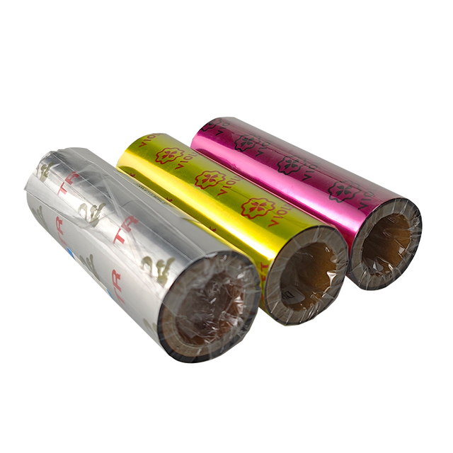Enhanced Wax Resin Thermal Transfer Ribbon Jumbo Roll Premium Black PET Customized Original Color Label Printer Ribbon 24mm