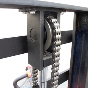 Weliftrich-Empileur électrique intelligent mini avec chariot élévateur à fourche à chenilles au prix le plus bas, 1.0t, jambe de chevauchement pour palettes à 4 voies - Product Image 4