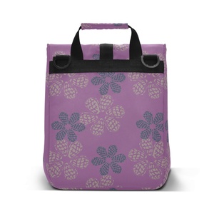 Sac isotherme de transport pour repas en cuir PU hawaïen, motif coquille conique violette, impression personnalisée, sacs à déjeuner réutilisables - Product Image 2