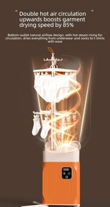 Séchoir à <span class=keywords><strong>linge</strong></span> électrique compact, <span class=keywords><strong>pliable</strong></span>, portable, automatique et ventilé en acier inoxydable, design personnalisable pour la maison - Product Image 4