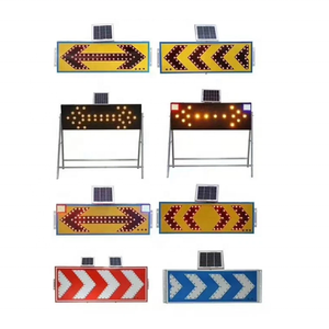 Señalización de Tráfico LED Solar de Aluminio de 1200mm*400mm o Personalizada, Señalización de Tráfico con Flecha LED para el Mercado Filipino - Product Image 2