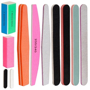 Bloc polissoir à ongles double face Orange, lime à ongles, outil de manucure pour le soin des ongles - Product Image 2