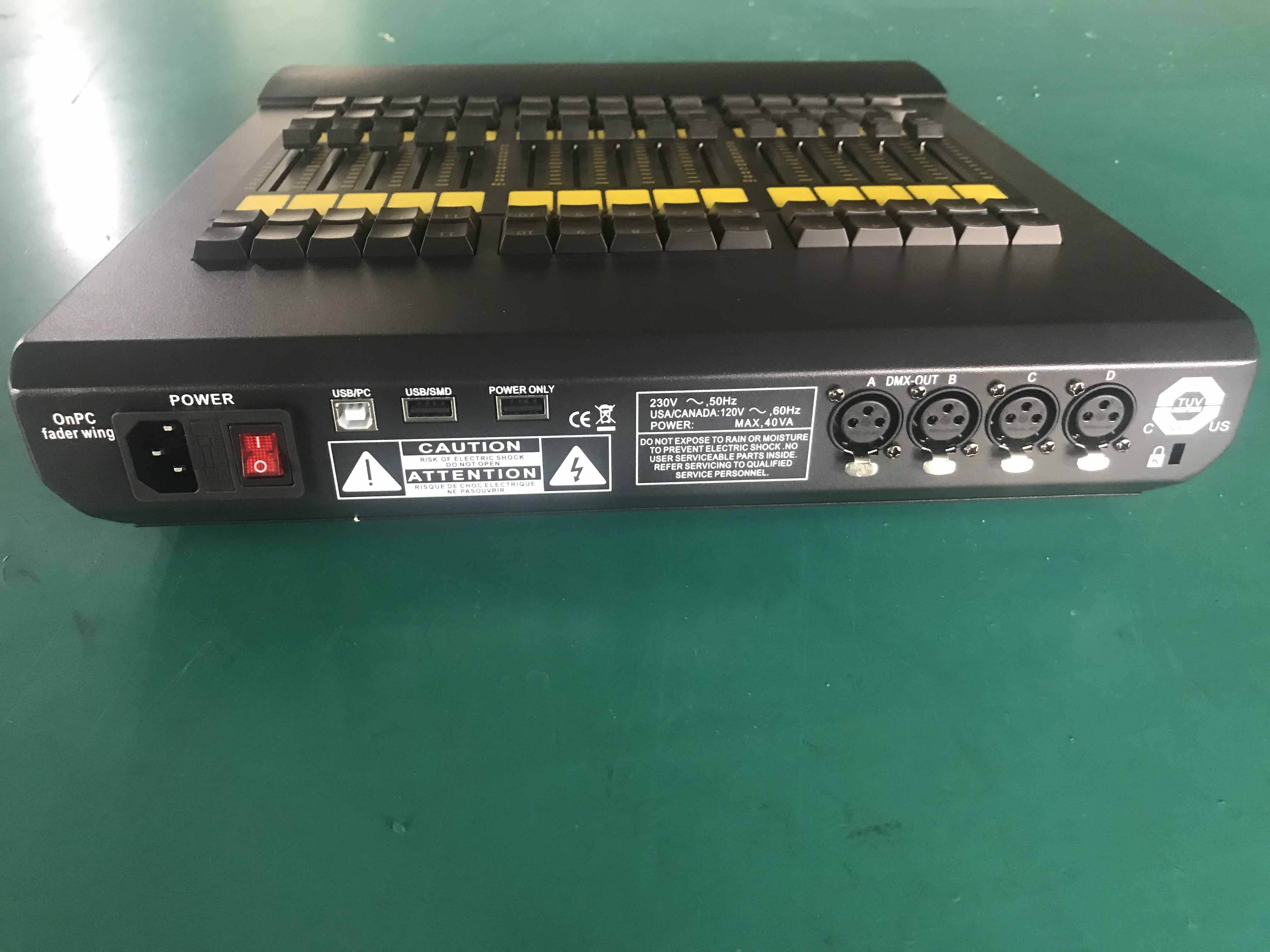 Sortie DMX à 3 broches pour aile de fader