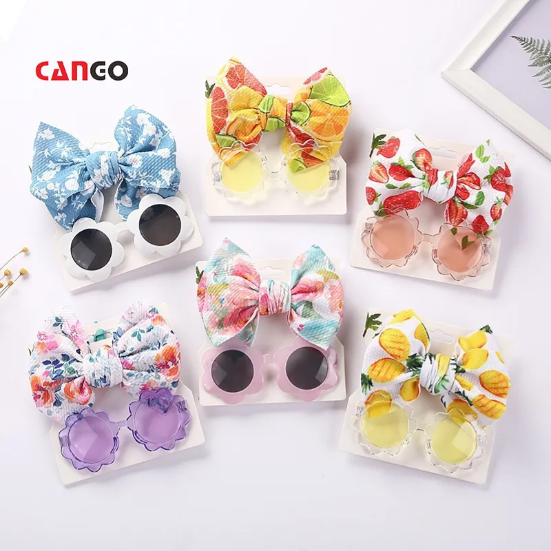 De Sol Gafas 2023 Design Cute Flower Little Girls Hair Accessories Toddler Baby Sunglasses Uv400 Frame Kids baby sunglasses