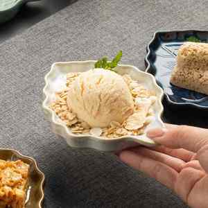 Plato de Cerámica de Porcelana con Forma de Hoja, Moderno, para Condimentos, Vajilla Doméstica, para Vinagre, Salsa de Soja, Aperitivos y Postres, Esmaltado en Horno - Product Image 3