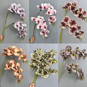 <span class=keywords><strong>Orchidée</strong></span> Vanda <span class=keywords><strong>artificielle</strong></span> de haute qualité à 9 têtes, imprimée en 3D, pour décoration intérieure et centre de table - Product Image 2