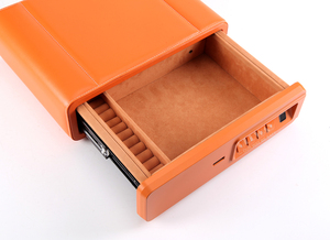 Coffre-fort pour bijoux, coffres-forts biométriques, enveloppe en cuir, coffre-fort de luxe - Product Image 4