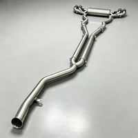 Modifizierter Catback-Auspuff-Schalldämpfer für BMW 540i G30 Edelstahl-Auspuffanlage