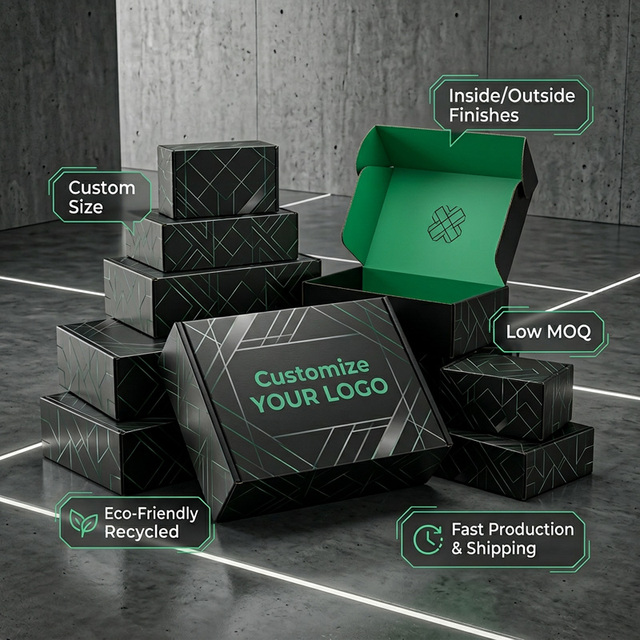 Corrugated Mailer Box Custom Printed Box Shipping Box Cardboard Mailing Box Recyclable Paper Packaging Box