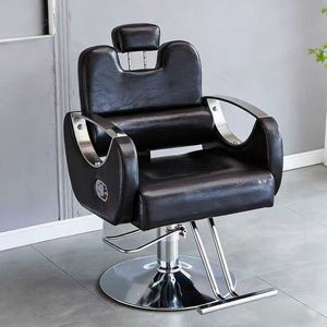 Chaises de coiffure pour salons de coiffure, chaises spécialisées pour salons de coiffure pliables, relevables, rotatives et un tabouret de coupe de cheveux - Product Image 6