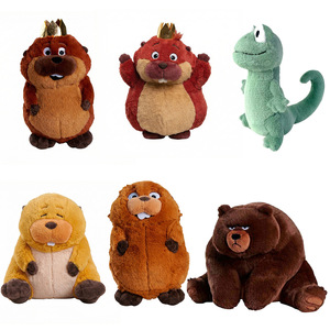 Peluche personalizzati con logo The Beaver Project: Hoppers, Lucertola, Castoro, Cane - Bambole di peluche, cuscini decorativi a tema cartoni animati e anime, regalo - Product Image 1