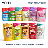 Bolsas Mylar a Prueba de Olores con Acabado Mate de 3.5g, Bolsas Ziplock Termosellables Biodegradables Resistentes a Niños para Snacks y Bocadillos