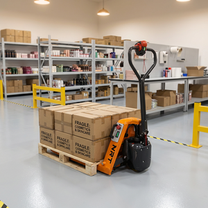 NB15L01LD Transpaleta eléctrica 4400Lbs 1,5 T 2T Palet Truck Hand Pallet Jack con batería de litio Carretilla elevadora eléctrica - Product Image 1