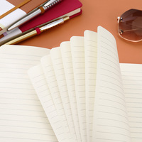 Carnet A5 à couverture rigide avec sangle, journal ligné épais, carnet coloré pour étudiants, journal d'écriture professionnel