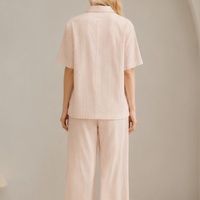 Vêtements élégants et confortables pour femmes, vêtements de nuit rayés, pyjama décontracté à la mode, ensemble de pyjama pour femmes, pyjama femme en coton respirant