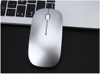 AmazonBestSeller Mouse nirkabel BT, Mouse nirkabel Dual-Head dapat diisi ulang untuk Macbook Pro Gaming, stok desain modis tahan air 2025