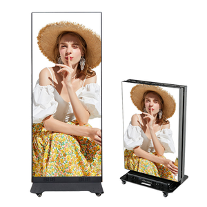 Indoor GOB <b>Foldable</b> LED Poster Screen P1.86 Portable Video Wall For Exhibition & Company Reception <b>Desk</b> - Product Image 4