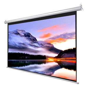 Màn hình máy chiếu gia đình có độ tương phản cao 3D 4K Hỗ trợ màn hình treo tường cơ giới HD với màu xám mờ định dạng 16:9 - Product Image 1