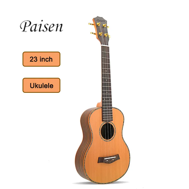 Paisen Ukulele Tenor 26 Inch Ukulele Kids Guitar Custom Bass Ukulele Wholesale
