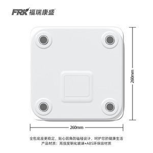 Balance corporelle intelligente Bluetooth haute précision FRK, nouvelle balance électronique compatible avec les applications mobiles pour la mesure de la graisse corporelle - Product Image 1