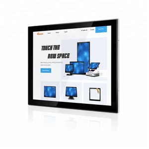 17" open frame TFT LCD color bnc 1500 nits high brightness touch screen monitor - Product Image 1