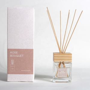 Diffuseur <span class=keywords><strong>de</strong></span> parfum pour la maison RAINCOAST, écologique, 100 ml, avec couvercle en bois - Product Image 5