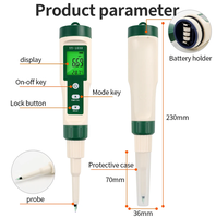 YY-1030 Alimentaire PH Mètre Thermomètre Électrode PH Instrument De Mesure pour Aquarium Testeur De Qualité De L'eau Alimentaire Viande Fromage Lait Sol