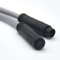 Connecteur DIN M8 à 3 broches pour extension de moteur de vélo électrique, prise mâle/femelle à clipser, câble de soudure