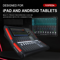 Console de Mixage Audio Numérique Professionnelle DM20 20 Canaux pour Studio, Spectacles Live, Streaming en Direct et Enregistrement