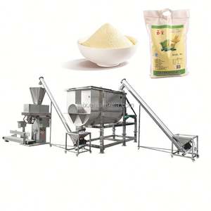Mesin kemasan tepung <span class=keywords><strong>25kg</strong></span> 50kg pasir kering bubuk semen pita Horizontal Blender <span class=keywords><strong>Mixer</strong></span> mencampur mengisi garis kemasan - Product Image 6
