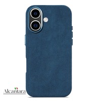 Coque de téléphone pour iPhone 16 Plus en daim italien de qualité supérieure, boutons métalliques entièrement recouverts, fonction magnétique, prix d'usine
