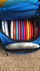 Échantillon gratuit Nouveau style Sac à dos de sport léger personnalisé Sac à dos de disc-golf Sac à dos de golf avec plus de 25 disques avec sac isotherme amovible - Product Image 6