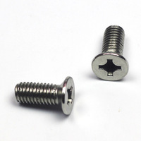 DIN 965 acier inoxydable 304/316 boulons croisés à tête plate GB819 vis cruciforme M4 modèle tête fraisée surface plane ODM pris en charge