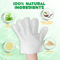 Oimmal – Lingettes gants nettoyantes pour animaux de compagnie, prix de gros, 1 pièce/paquet, avec huile de coco et flocons d'avoine pour chiens et chats – Nettoyage, désodorisation et soin des poils – Disponible