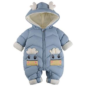 Venda Direta da Fábrica: Macacão de Bebê de Inverno, Roupa de Desenho Animado, Macacão Infantil com Capuz, Roupa Grossa para Crianças, Atacado - Product Image 1