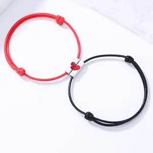 Couple Magnetic Rope Bracelets Mutual Attraction Boyfriend Girlfriend Mom Daughter Sister Friendship BFF Gifts