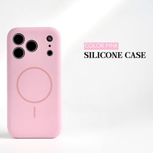Joyporodo S081 từ Silicone Bìa lỗ tốt màu Silicone trường hợp di động cho Iphone 14 15 16 17 Pro Max di động capa de celular - Product Image 4