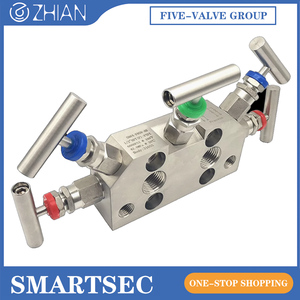 Collecteur à cinq vannes intégré à bride coplanaire en acier inoxydable avec différentiel EJA 3051CD - Product Image 3
