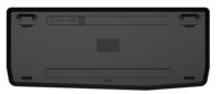 Clavier à membrane sans fil AIKUN 2.4G pleine taille pour bureau et domicile - Interrupteurs en caoutchouc - Touches multimédia - Emplacement pour clé USB - 2 piles AAA
