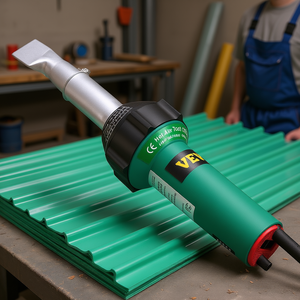 Soldador de aire caliente Vevor de 1600W y 230V para soldar PVC, TPO y vinilo - Product Image 2