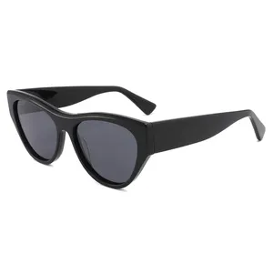 YDMB1020 Latest Trending Acetate Oval Cat Eye Frame Sun Shade Glasses For Women